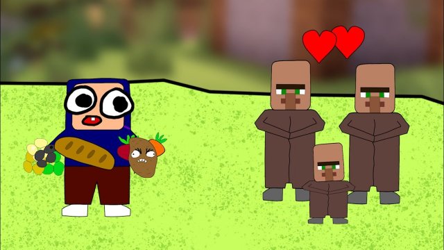 Увидел ЧЕМ ЗАНИМАЮТСЯ жители в Майнкрафт (КРАФТ ПАЦАН)