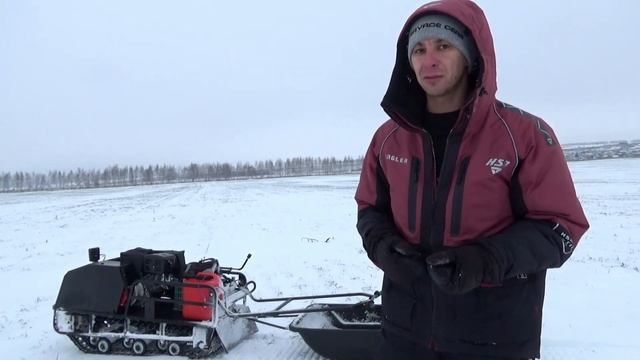 Мотобуксировщик Мужик М500. НОВЫЙ СОСТАВ СЕМЬИ. Рыбалка и экспедиции.