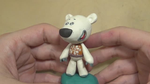 Тучка из пластилина. Мимимишки.