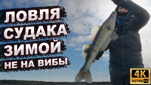 ЛОВЛЯ СУДАКА ЗИМОЙ не СО ЛЬДА не НА ВИБЫ, а с катера на джиг. Десногорское водохранилище