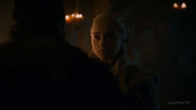 Джон Сноу и Дейнерис |  Джон рассказывает Дейнерис правду о своём происхождении |