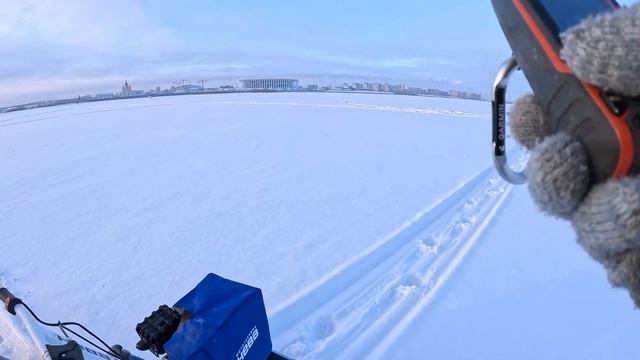 Бешеная шайтан табуретка Нева МС1-ZS (GB225) , тырчик на первой рыбалке и сразу в мороз!!!