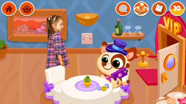 История для детей как Арина и котик Бубу играют вместе в игре | Арина попала в игру к Bubbu