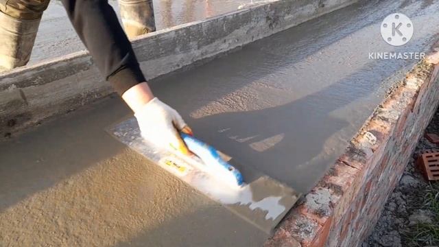 Как залить бетон ровно.