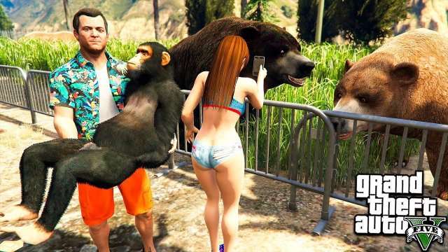 СВИДАНИЕ С ДЕВУШКОЙ В ЗООПАРКЕ ГТА 5 МОДЫ! ОБЗОР МОДА GTA 5 ВИДЕО ИГРЫ MODS