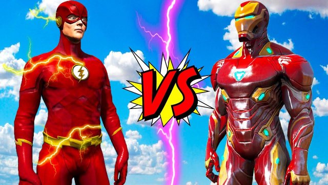 ФЛЭШ ПРОТИВ ЖЕЛЕЗНОГО ЧЕЛОВЕКА в ГТА 5 МОДЫ! FLASH VS IRON MAN ОБЗОР МОДА в GTA 5 ВИДЕО MODS