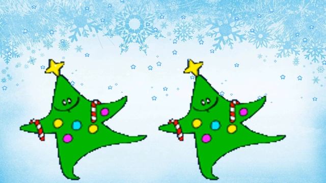 Новогодняя ёлка. Разминка для детей