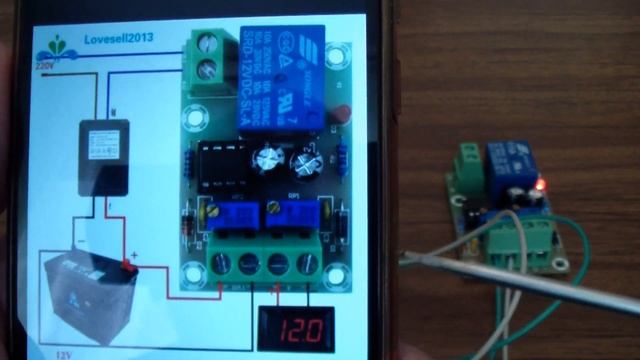 Контроллер заряда автомобильного аккумулятора