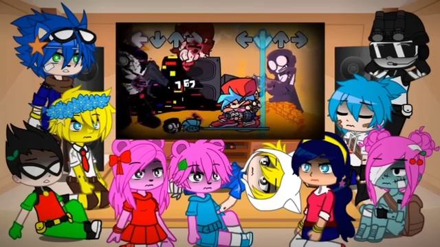 Characters react to Pibby corrupted | GCRV