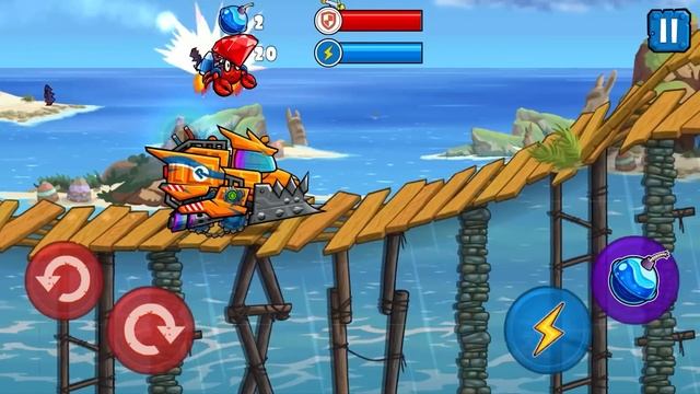 Car Eats Car 3 Машина ШТОРМ против Всех Боссов Хищных Машин #121 Обновление на Машинки Кида