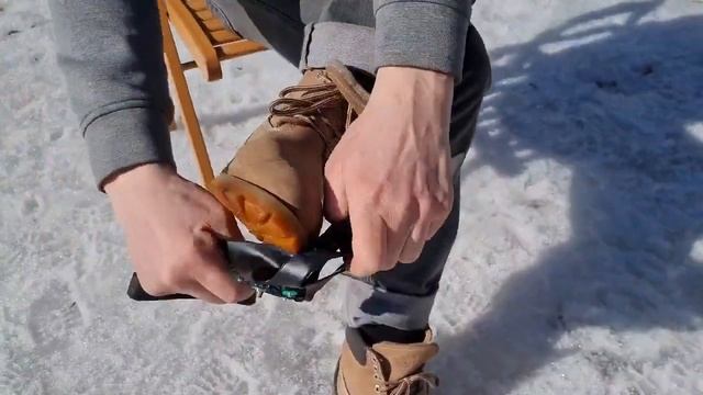 Как одевать ледоходы