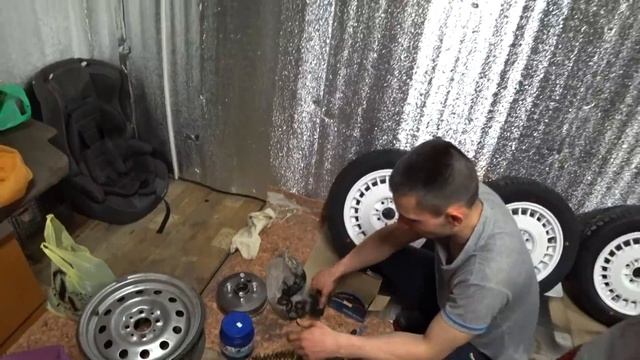 КУПИЛ РЕЗИНУ!! ПЕРЕХОД 4х98 на ОКУ Часть 1. Собираем заднюю часть ОКИ