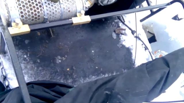 Мотособака, выкинул родной глушак.