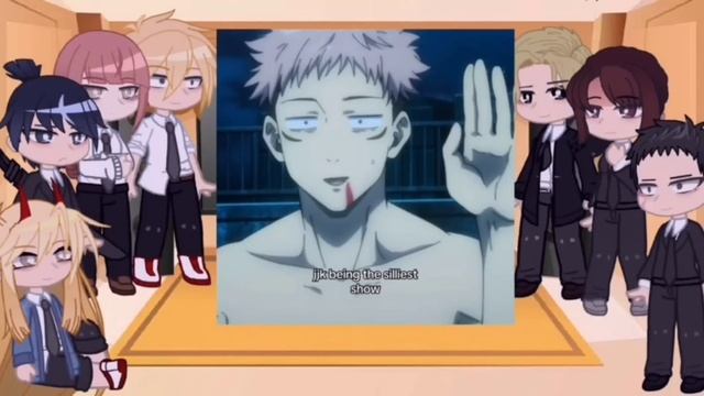 Chainsaw Man React To Jujutsu Kaisen || Gacha Club