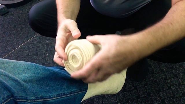 Способы фиксации эластичного бинта при переломе пятки (перелом пяточной кости)