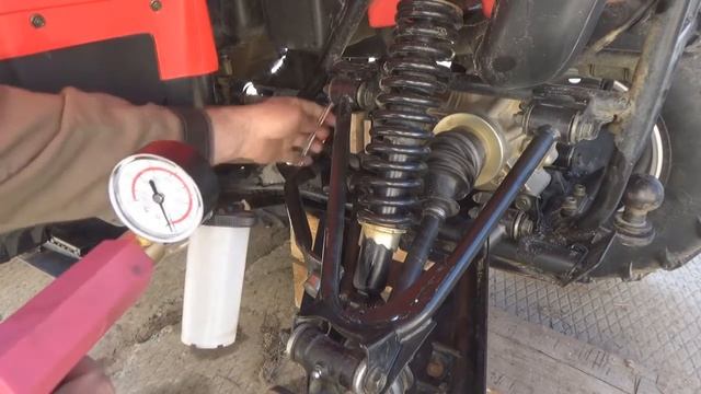РЕМОНТ ТОРМОЗОВ на КВАДРОЦИКЛЕ  CFMOTO 500 BASIC