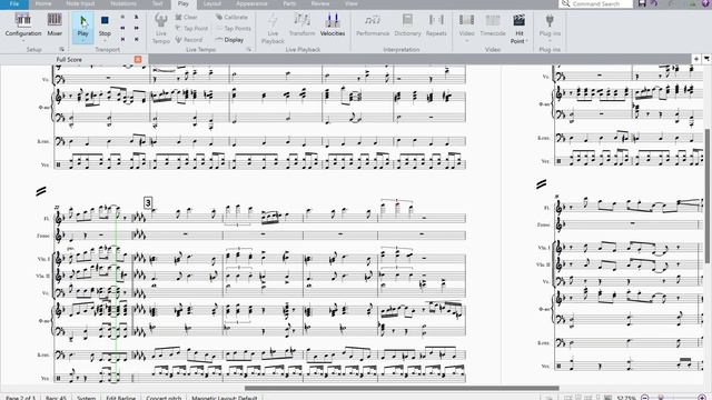 А Снег Идет - Ноты | струнный состав | джаз