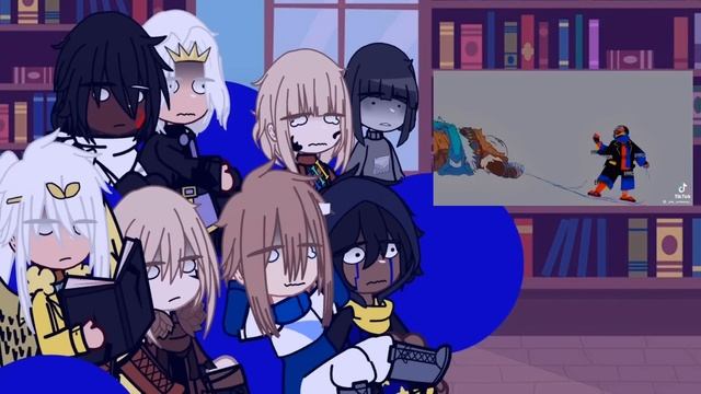 Dreamswap react to Original Multiverse - Sans AU (FT. Cross, Ink and Core!Frisk)