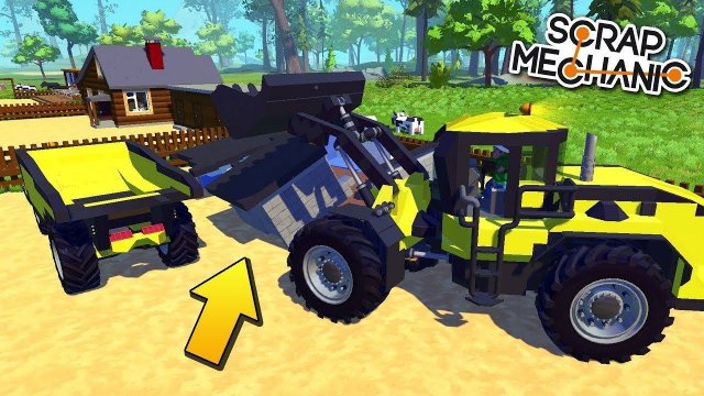  СТРОИТЕЛИ СНОСЯТ МАГАЗИН БАБЫ ЗИНЫ МУЛЬТИК в Scrap Mechanic СКРАП МЕХАНИК