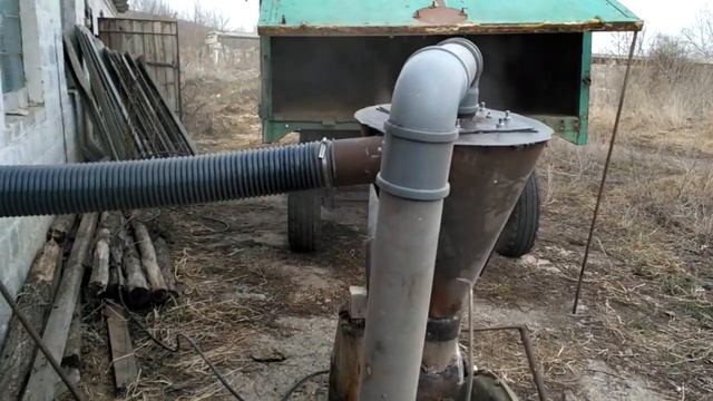 Вакуумный пневмопогрузчик зерна своими руками