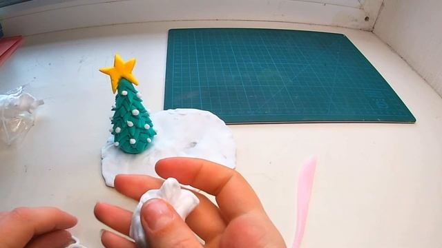 Лепим Новогодние фигурки из легкого пластилина