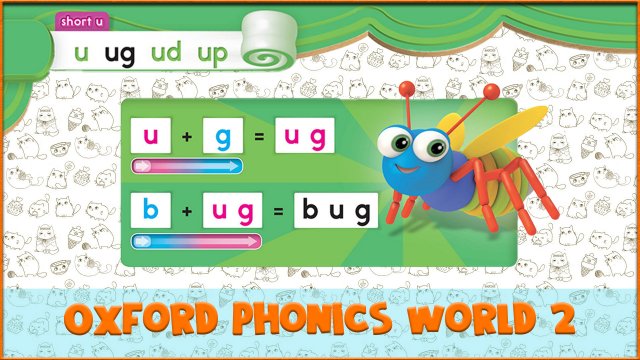 Short | ug | Oxford Phonics World 2 - Short Vowels. #33