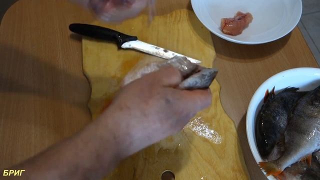 Как вкусно пожарить окуня. Рецепт.