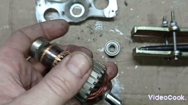 Замена подшипника в моторе пылесоса Самсунг