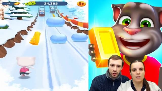 БолтушкА и ПРоХоДиМеЦ Сравнивают Тома, Анжелу и Бэна! #230 - игра Том Бег за ЗОЛОТОМ