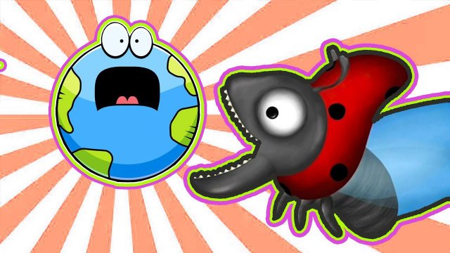 Божья коровка съела планету Земля. ИГРА Tasty Planet Forever №4 на Хвостик ТВ