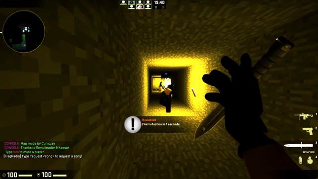 CS:GO - Майнкрафт - я -зомби