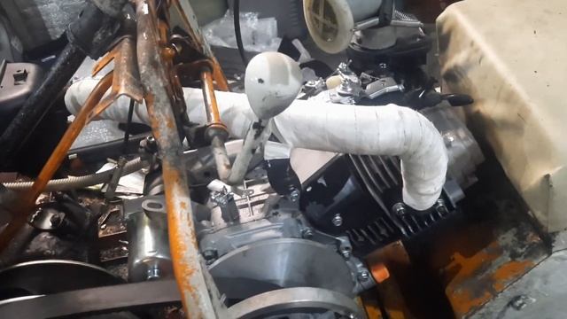 Установка Лифан 20 на буран.