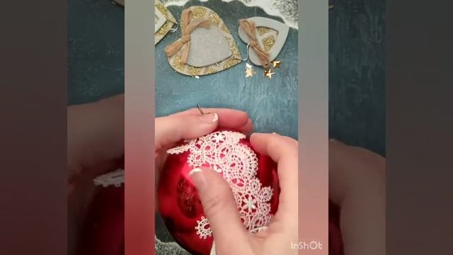 Шары из бархата на ёлку. МК как обтянуть бархатом шар // CHRISTMAS DECOR