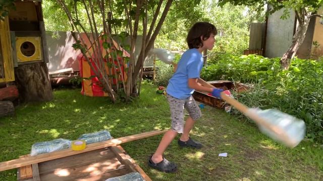 ПЛОТ ИЗ ДОСОК И БУТЫЛОК ЗА 5 минут