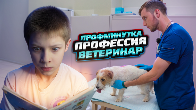 Профминутка. Профессия-ветеринар.
