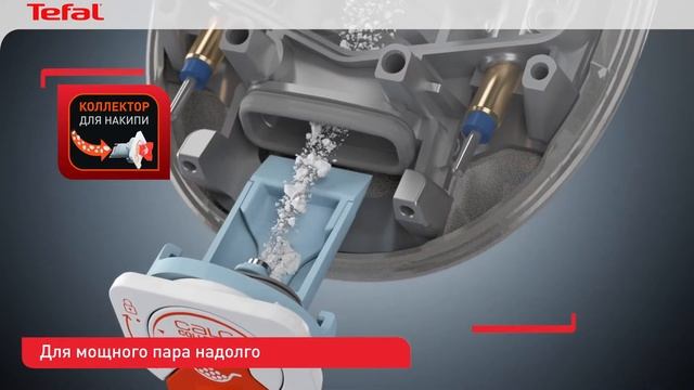 Парогенератор Express anti-calc от Tefal с уникальным съемным коллектором для накипи