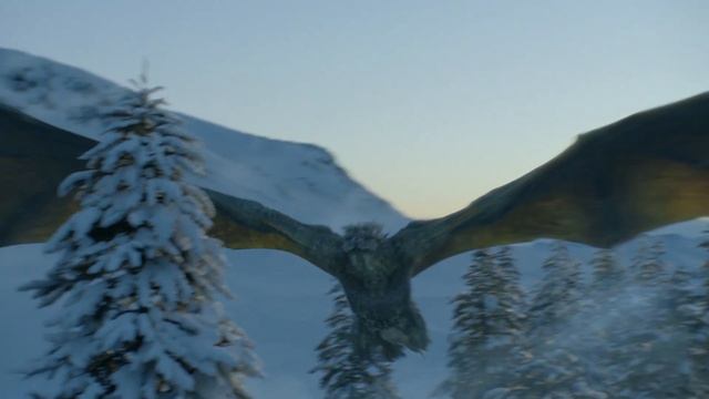 Джон и Дейнерис летают на драконах | Игра Престолов 8х01