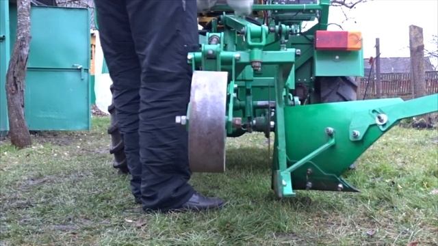 Самодельный однокорпусный плуг .