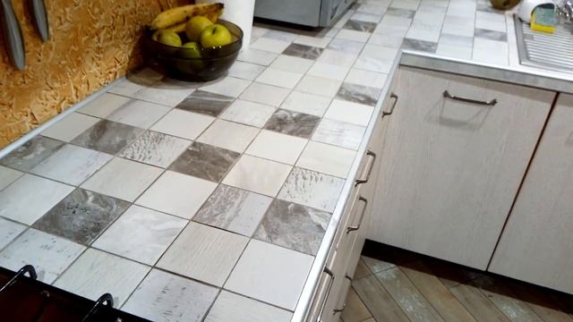 Как сделать столешницу из плитки на кухне своими руками