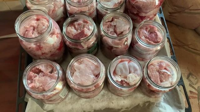 Тушенка из козлятины в духовке