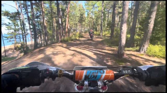 Покатушка на питбайке Кайо Бейсик 125. Часть 1.