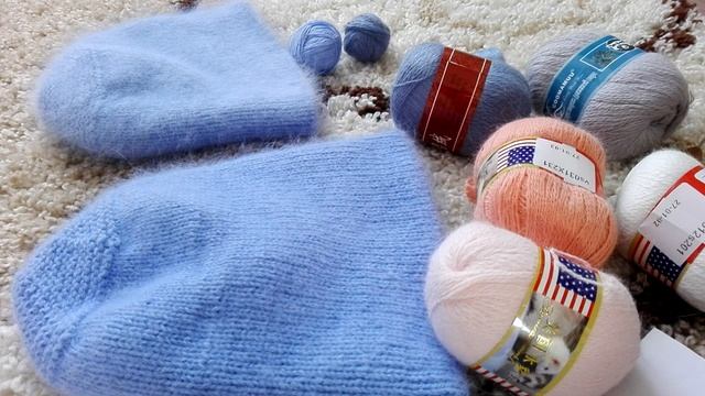 ВТО шапочки из пряжи Пух Норки