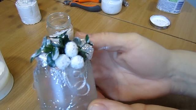 Как сделать снежные ягодки//DIY