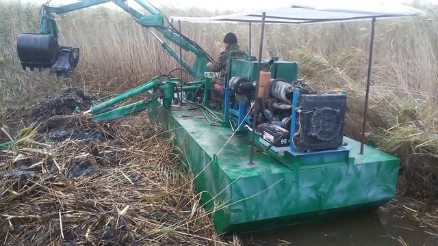 Самодельный земснаряд