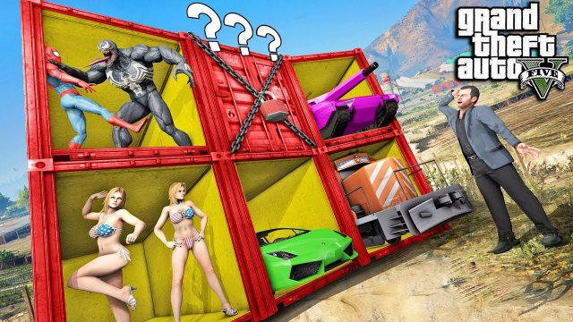 БИТВА ЗА КОНТЕЙНЕРЫ И САМЫЙ ЛУЧШИЙ ДЕНЬ В ГТА 5 МОДЫ! ОБЗОР МОДА В GTA 5! ИГРЫ ГТА ВИДЕО MODS