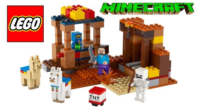 Lego Minecraft 21167 The Trading Post Speed Build Review