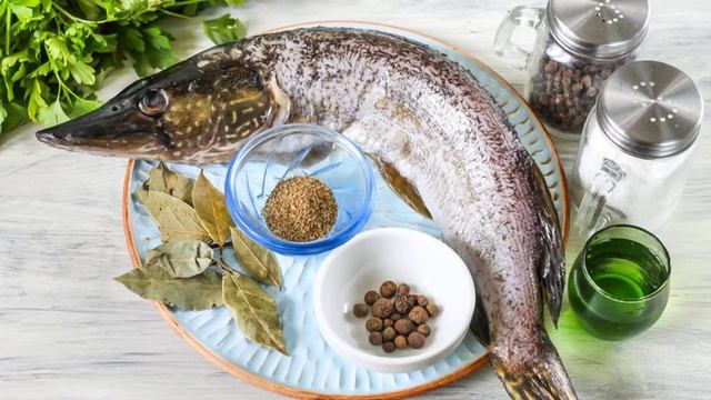 Маринованная щука