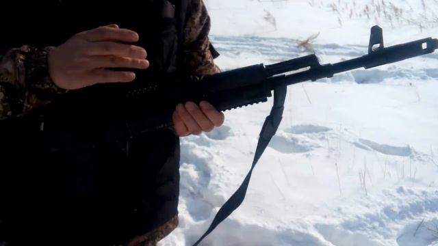 Сайга 308. Пристрелка. Коллиматор Holosun (Холосан)