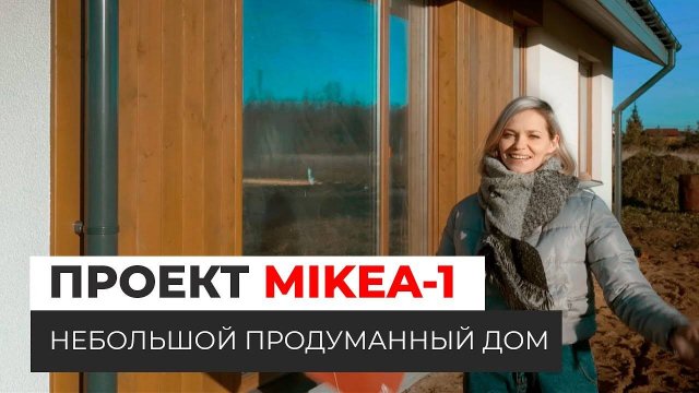 Небольшой продуманный дом. Проект MIKEA-1