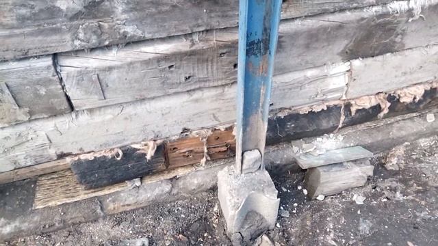Замена нижних венцов сруба